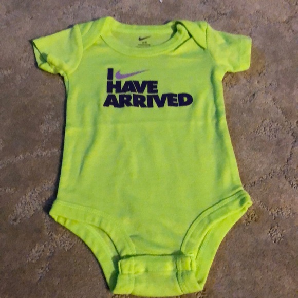 nike i have arrived onesie